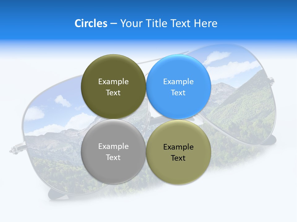 Villeggiatura Paesaggio Oggetto PowerPoint Template