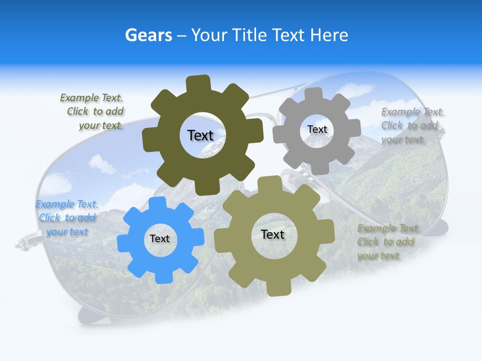 Villeggiatura Paesaggio Oggetto PowerPoint Template