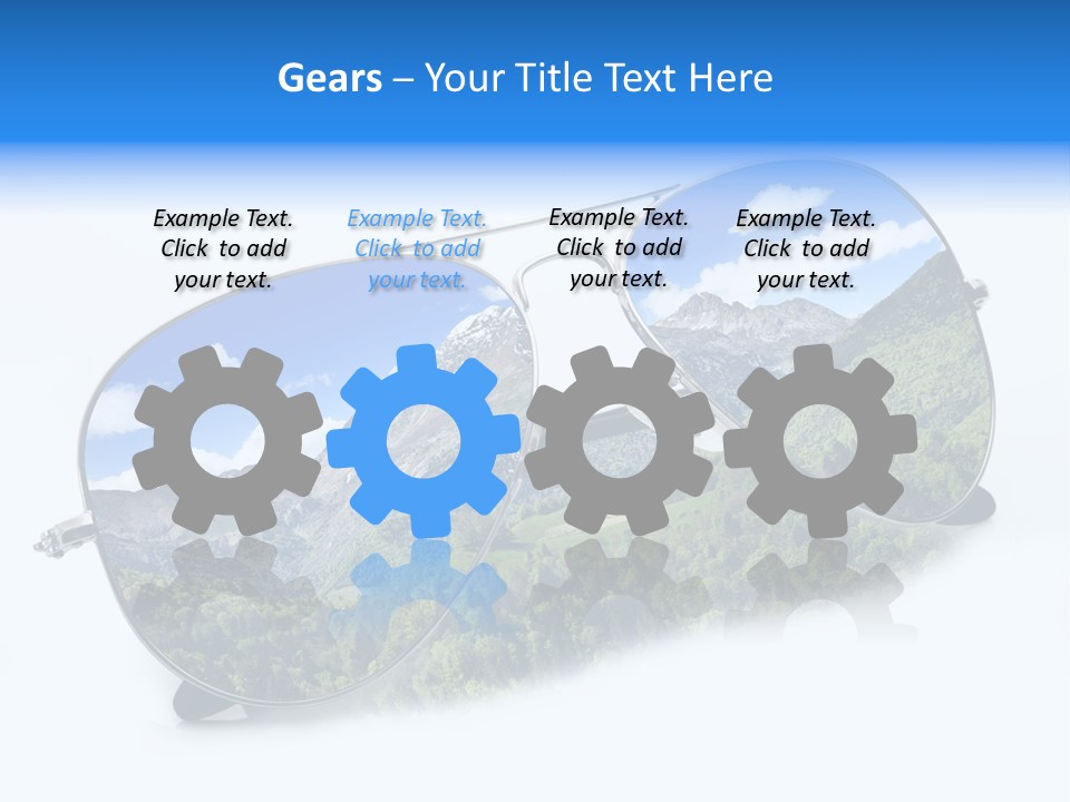 Villeggiatura Paesaggio Oggetto PowerPoint Template