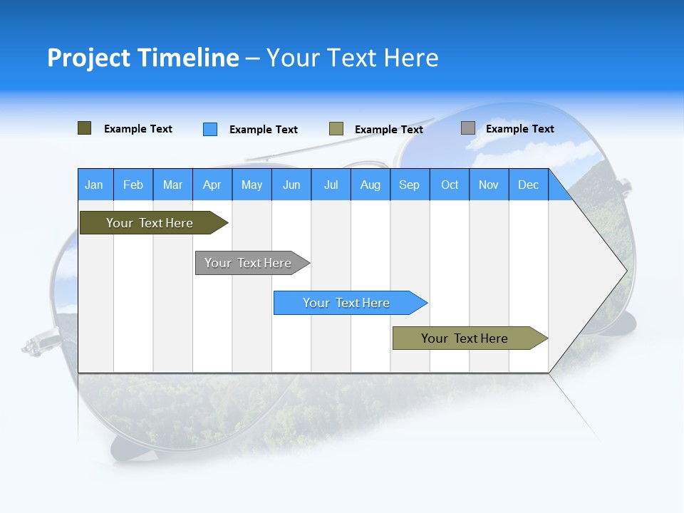 Villeggiatura Paesaggio Oggetto PowerPoint Template