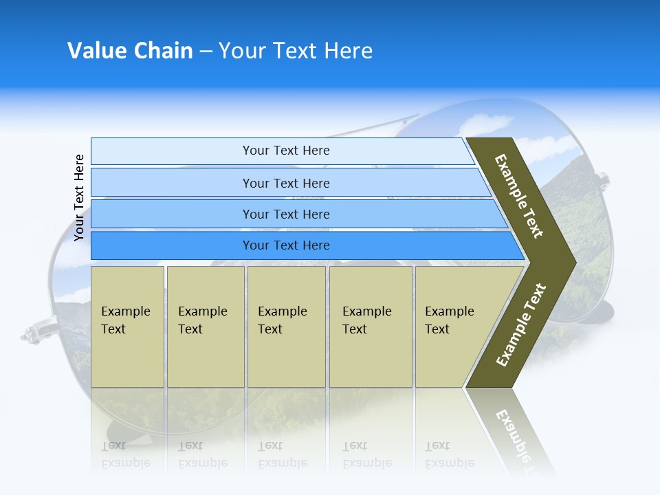 Villeggiatura Paesaggio Oggetto PowerPoint Template