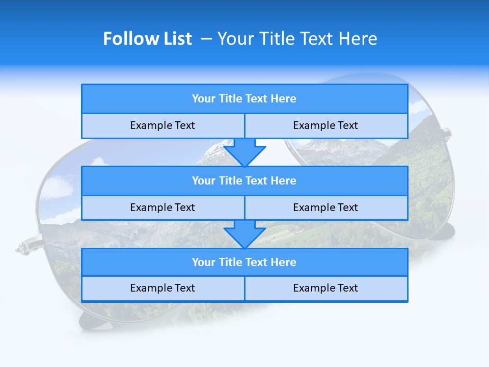 Villeggiatura Paesaggio Oggetto PowerPoint Template