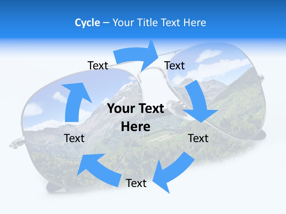 Villeggiatura Paesaggio Oggetto PowerPoint Template