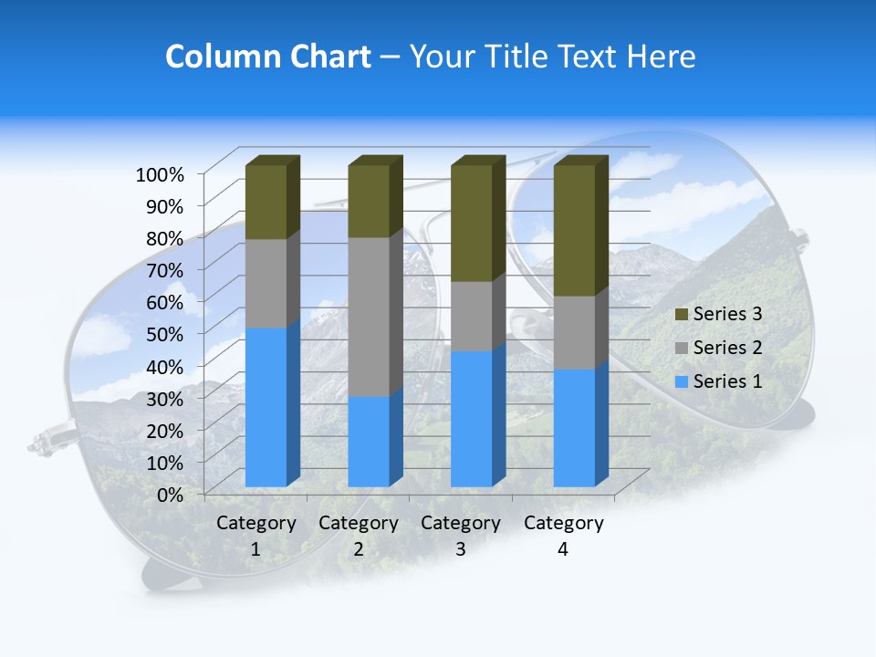 Villeggiatura Paesaggio Oggetto PowerPoint Template