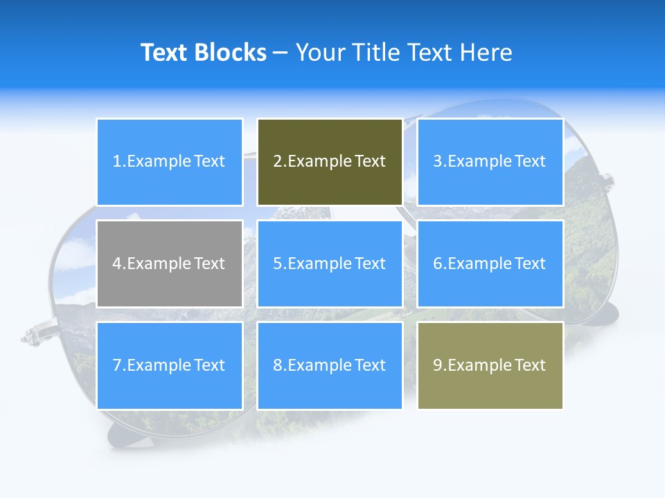 Villeggiatura Paesaggio Oggetto PowerPoint Template