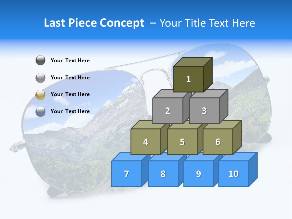 Villeggiatura Paesaggio Oggetto PowerPoint Template