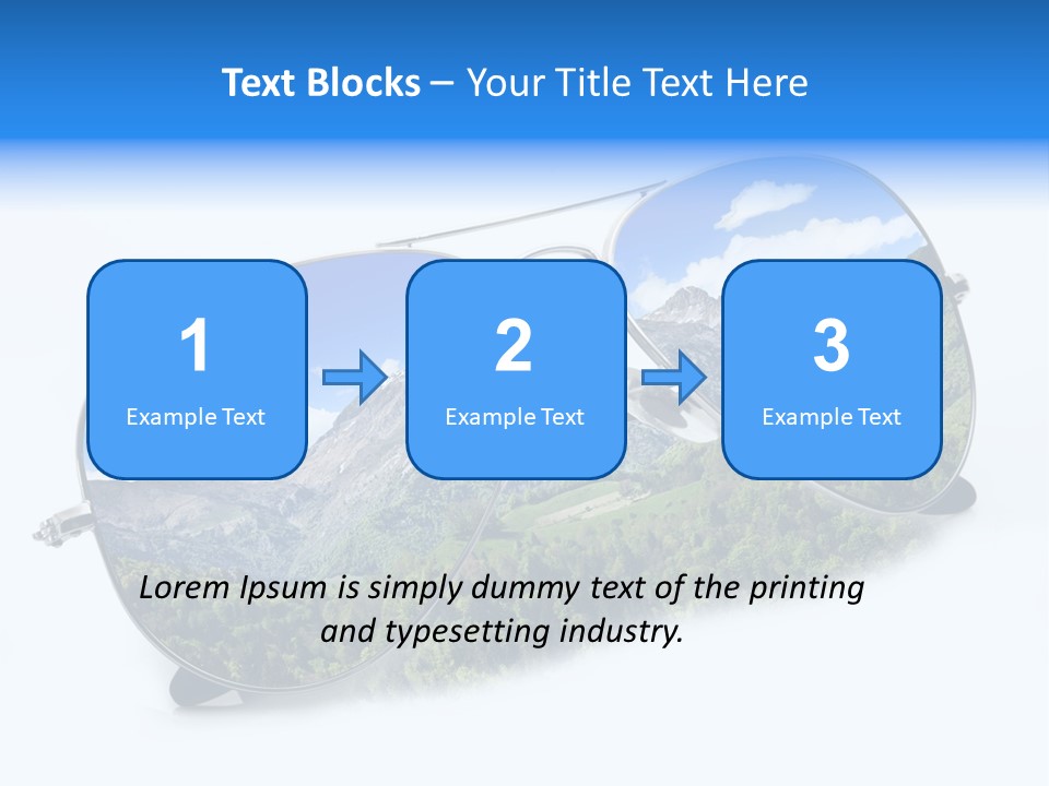Villeggiatura Paesaggio Oggetto PowerPoint Template