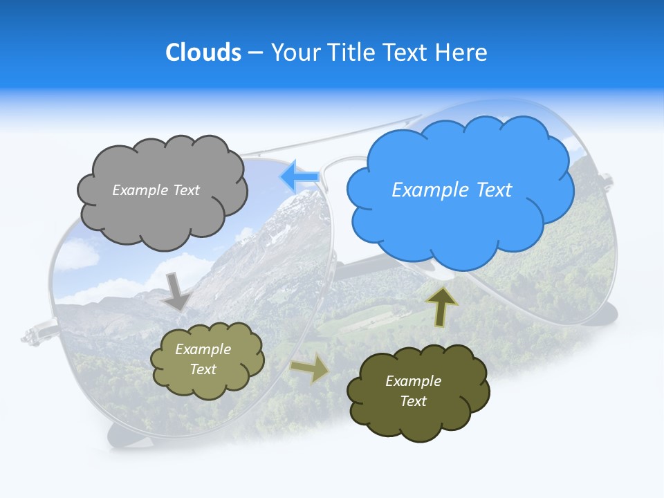 Villeggiatura Paesaggio Oggetto PowerPoint Template