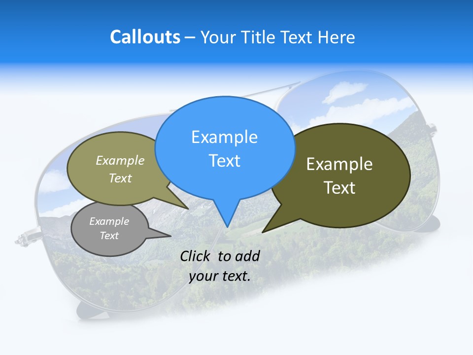 Villeggiatura Paesaggio Oggetto PowerPoint Template