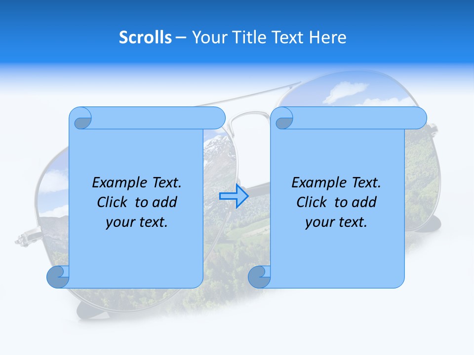 Villeggiatura Paesaggio Oggetto PowerPoint Template