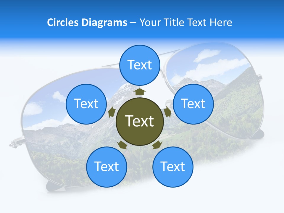 Villeggiatura Paesaggio Oggetto PowerPoint Template