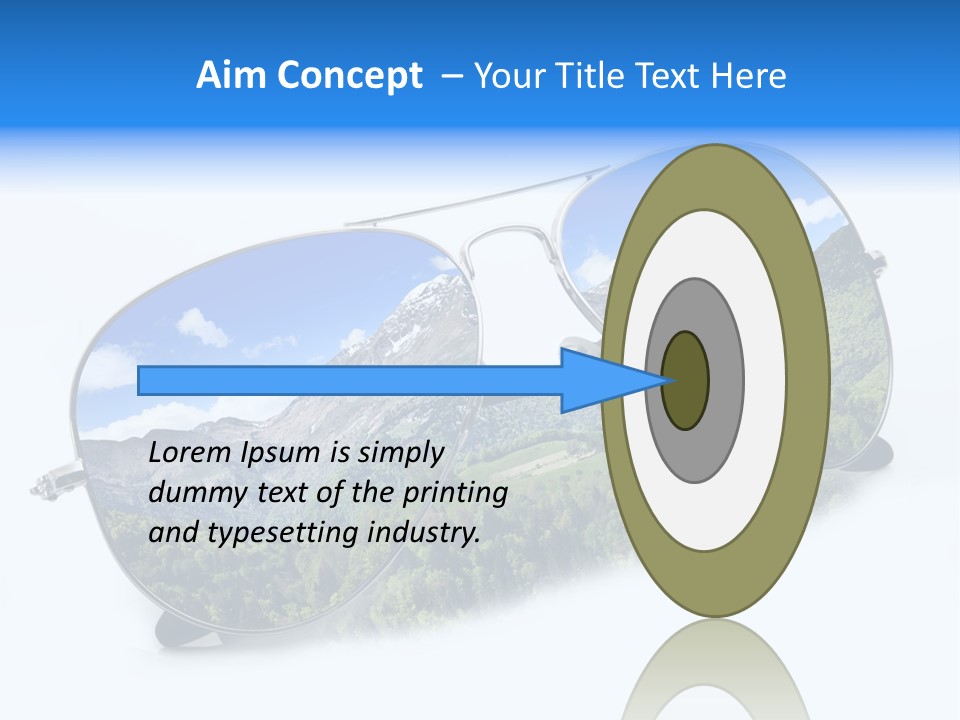 Villeggiatura Paesaggio Oggetto PowerPoint Template