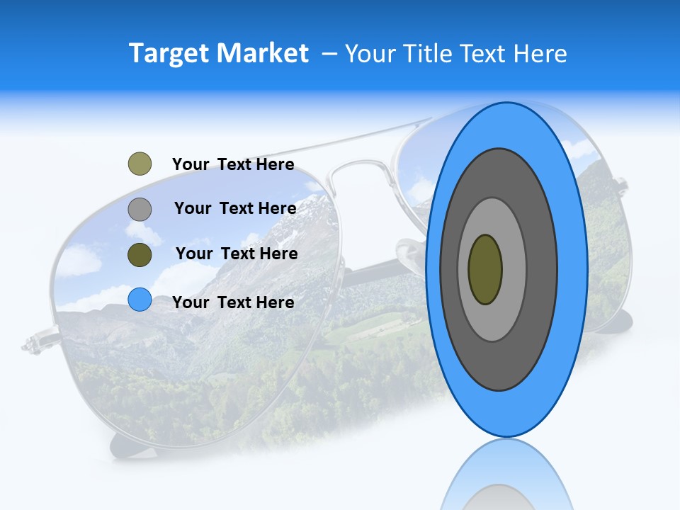 Villeggiatura Paesaggio Oggetto PowerPoint Template