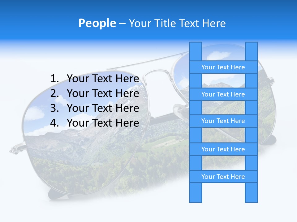 Villeggiatura Paesaggio Oggetto PowerPoint Template
