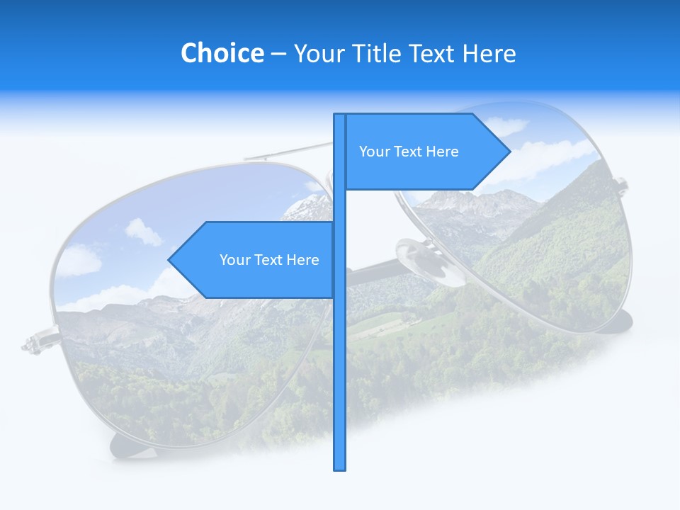 Villeggiatura Paesaggio Oggetto PowerPoint Template