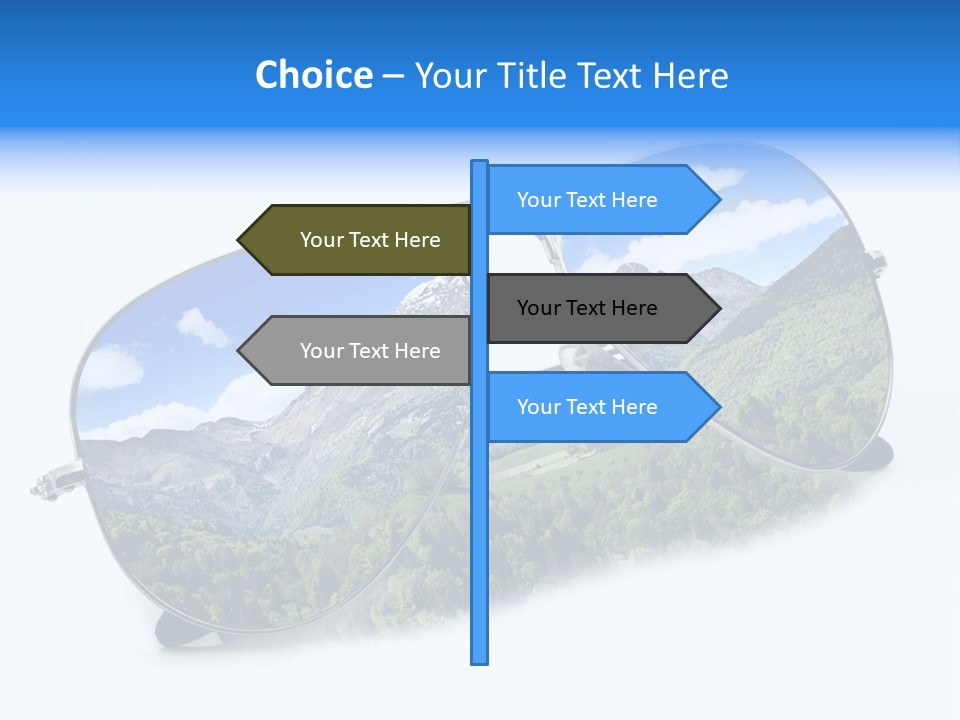 Villeggiatura Paesaggio Oggetto PowerPoint Template