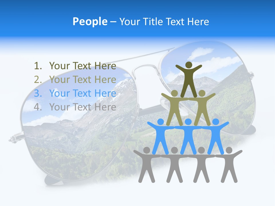 Villeggiatura Paesaggio Oggetto PowerPoint Template