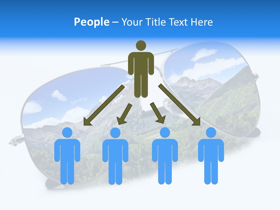 Villeggiatura Paesaggio Oggetto PowerPoint Template