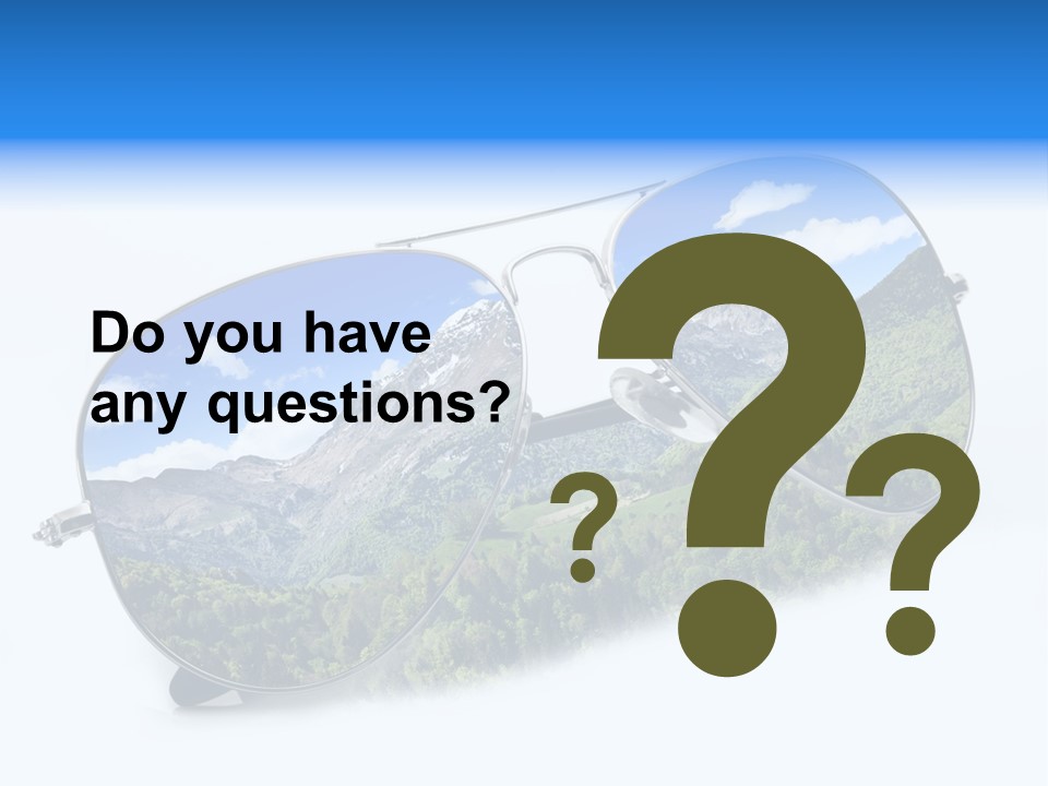 Villeggiatura Paesaggio Oggetto PowerPoint Template