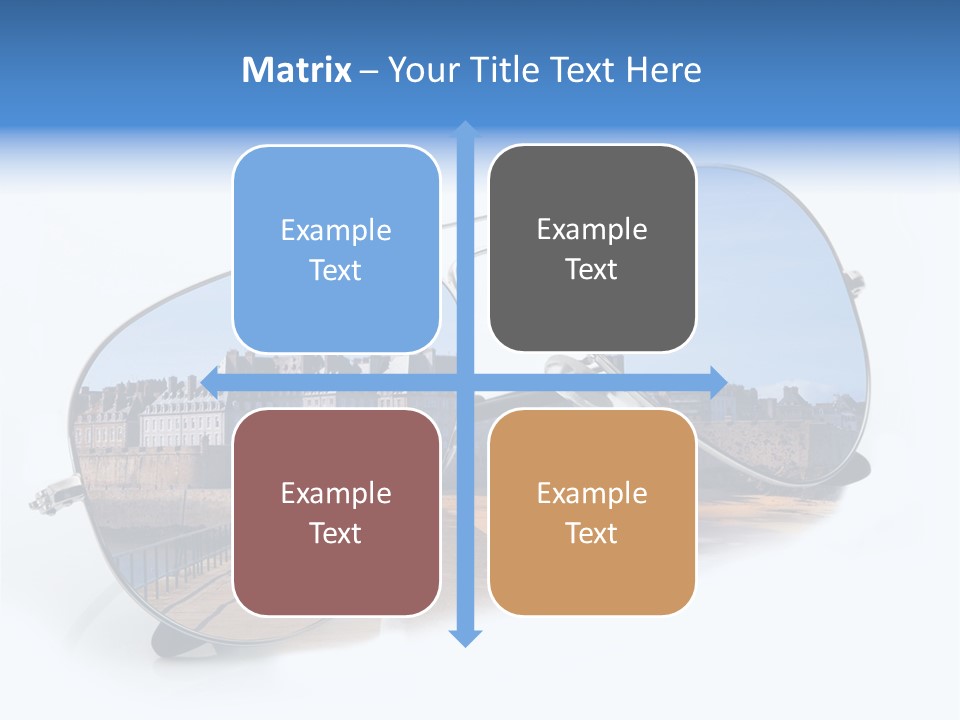 Paesaggio Cittadina Vacanza PowerPoint Template