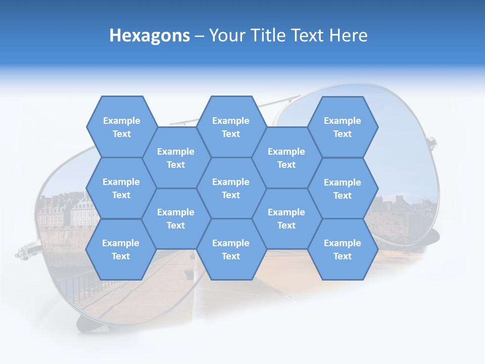 Paesaggio Cittadina Vacanza PowerPoint Template