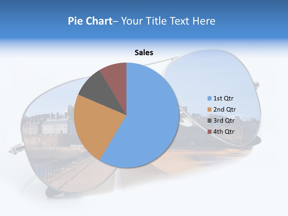 Paesaggio Cittadina Vacanza PowerPoint Template