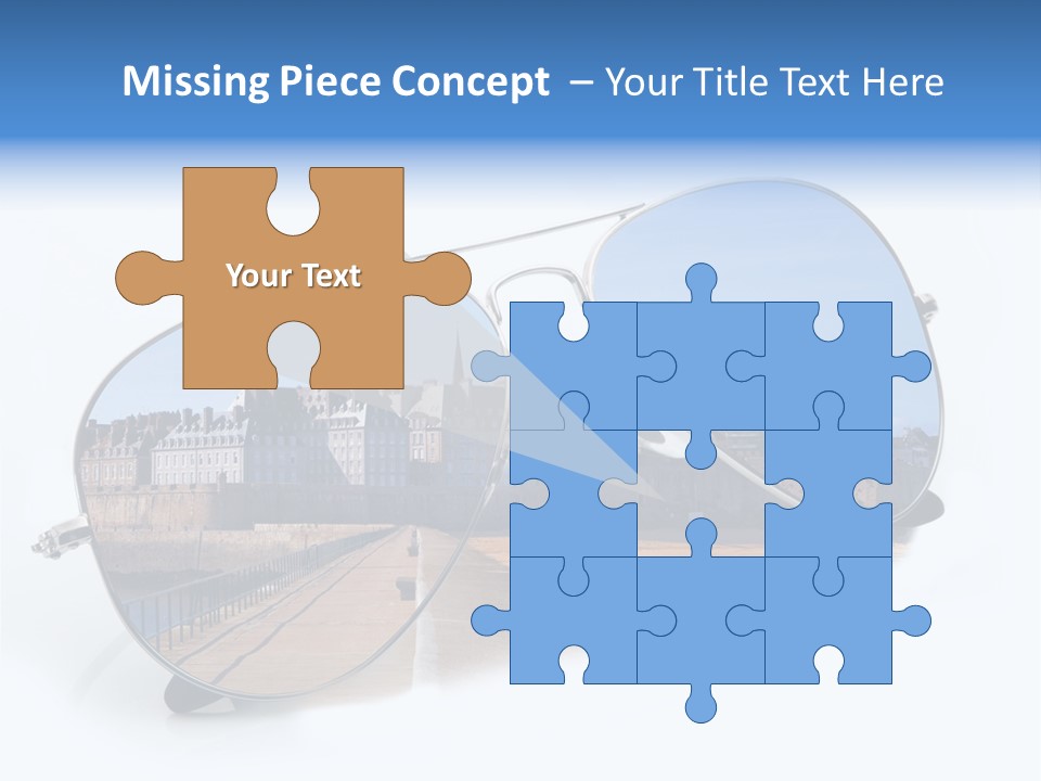 Paesaggio Cittadina Vacanza PowerPoint Template