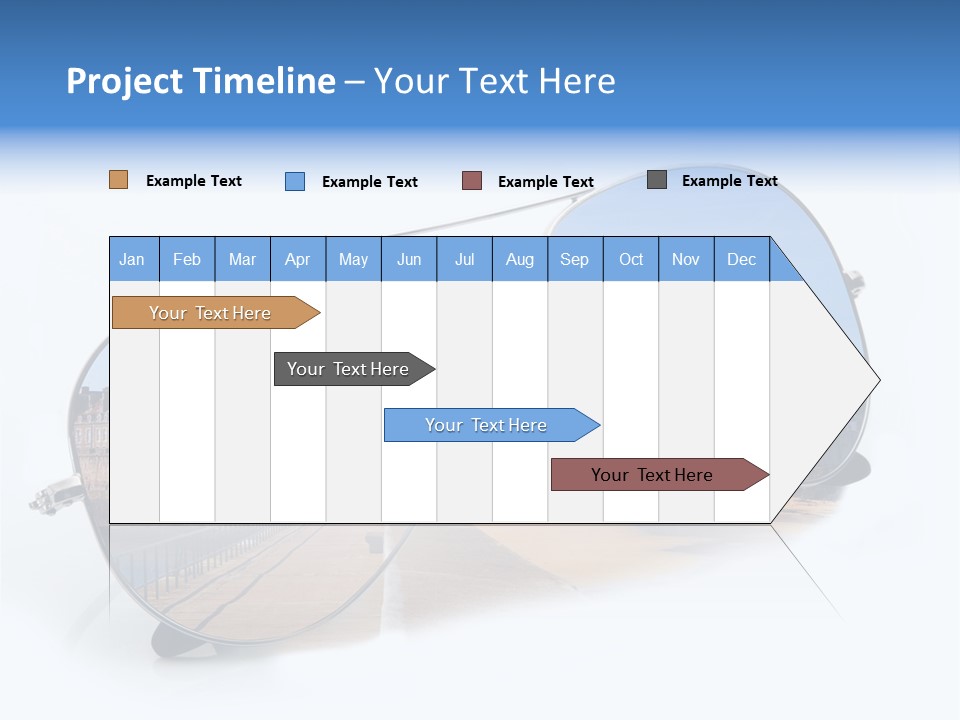 Paesaggio Cittadina Vacanza PowerPoint Template