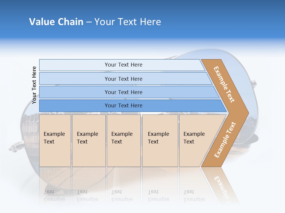 Paesaggio Cittadina Vacanza PowerPoint Template