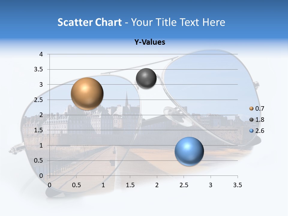 Paesaggio Cittadina Vacanza PowerPoint Template