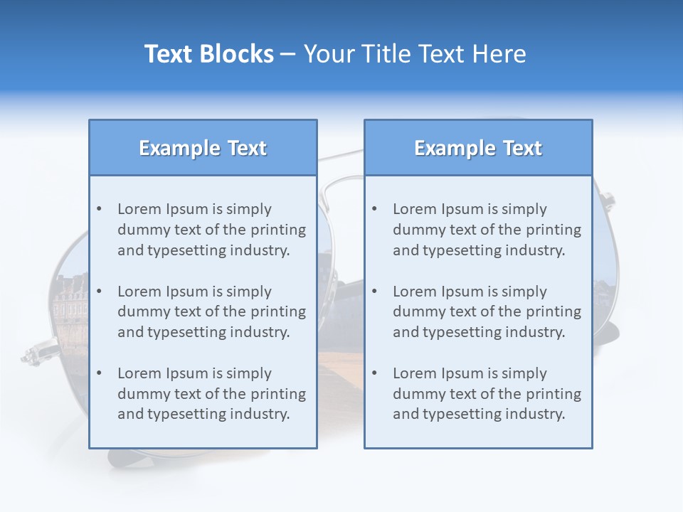 Paesaggio Cittadina Vacanza PowerPoint Template