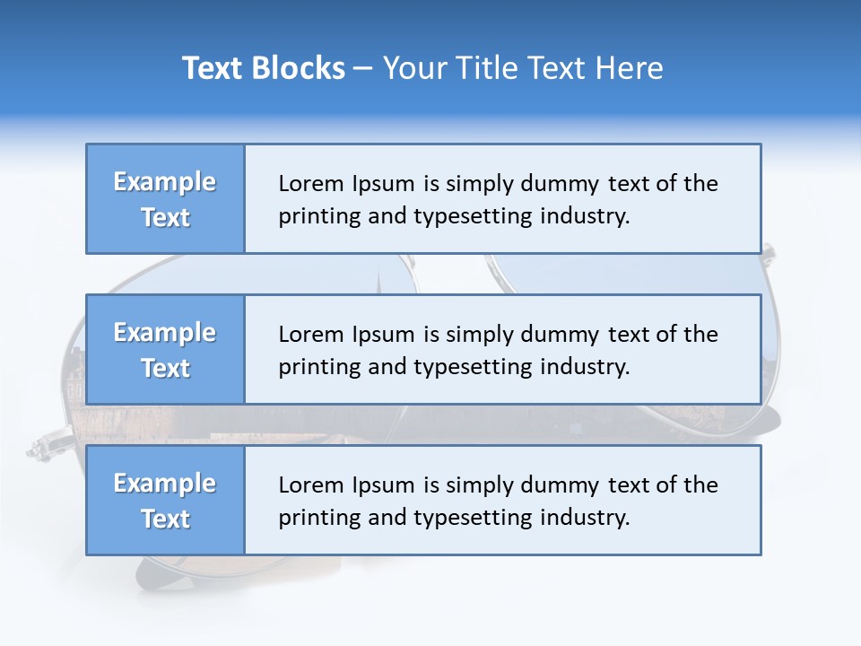 Paesaggio Cittadina Vacanza PowerPoint Template