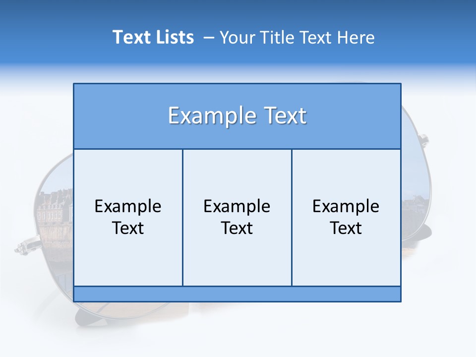 Paesaggio Cittadina Vacanza PowerPoint Template