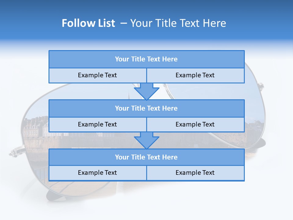 Paesaggio Cittadina Vacanza PowerPoint Template