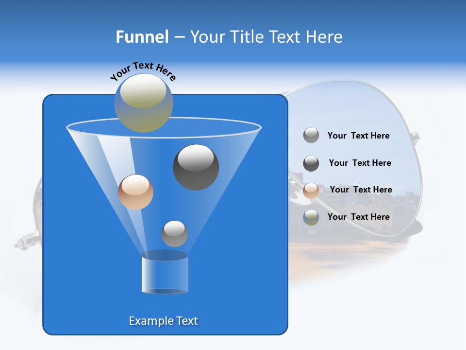 Paesaggio Cittadina Vacanza PowerPoint Template