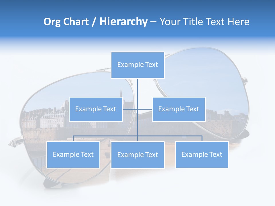 Paesaggio Cittadina Vacanza PowerPoint Template