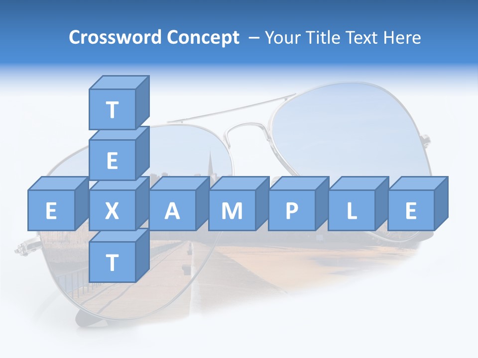 Paesaggio Cittadina Vacanza PowerPoint Template