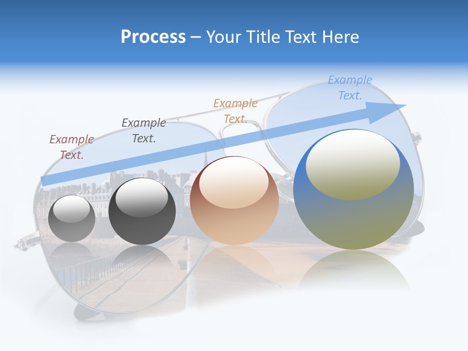 Paesaggio Cittadina Vacanza PowerPoint Template