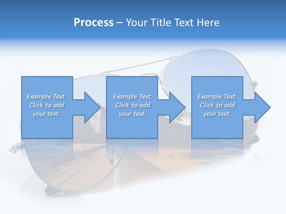 Paesaggio Cittadina Vacanza PowerPoint Template