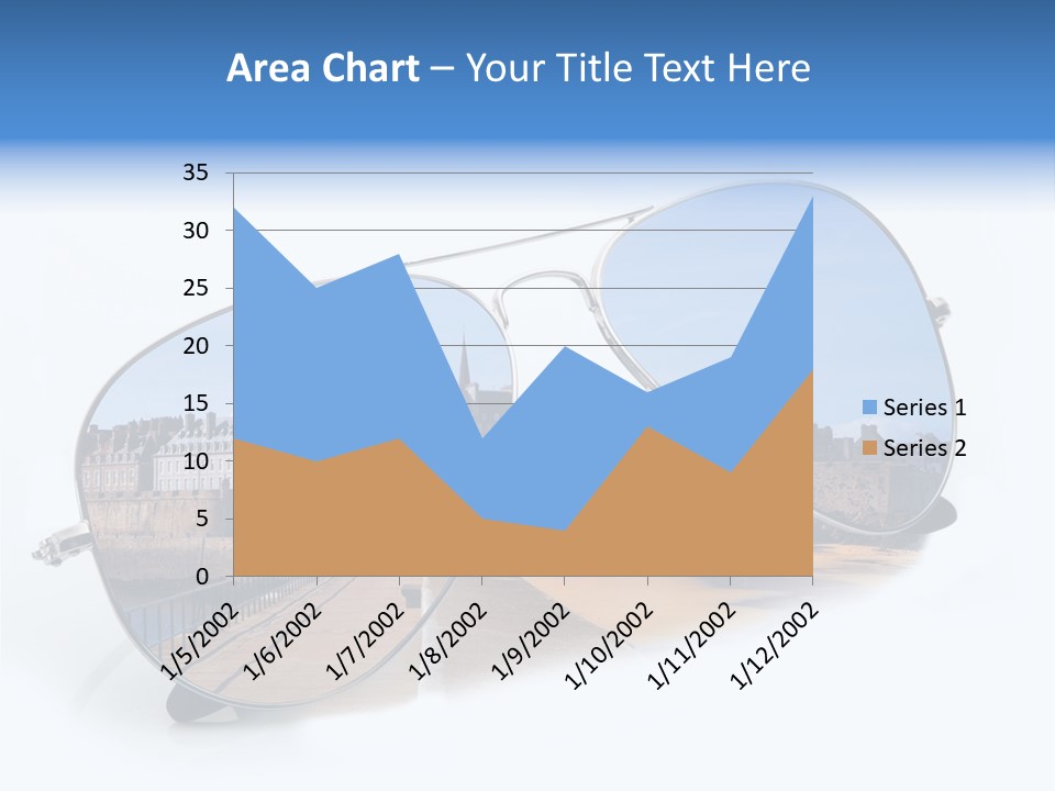 Paesaggio Cittadina Vacanza PowerPoint Template