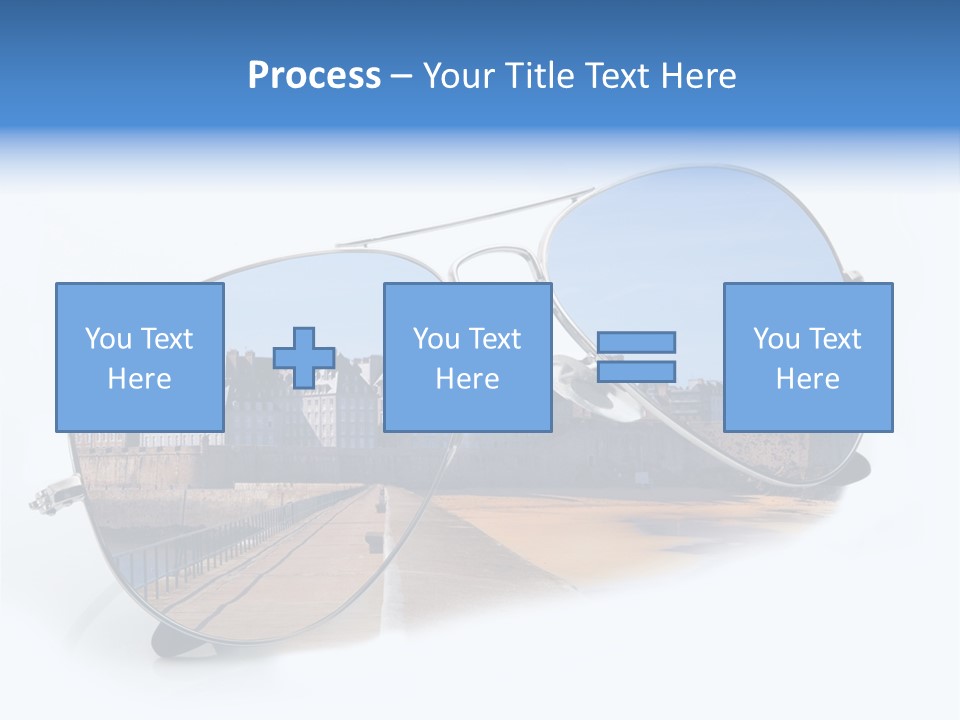 Paesaggio Cittadina Vacanza PowerPoint Template
