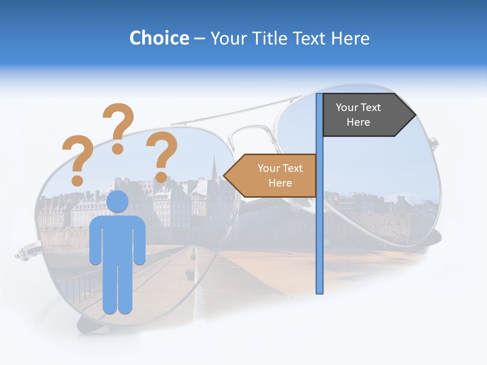 Paesaggio Cittadina Vacanza PowerPoint Template