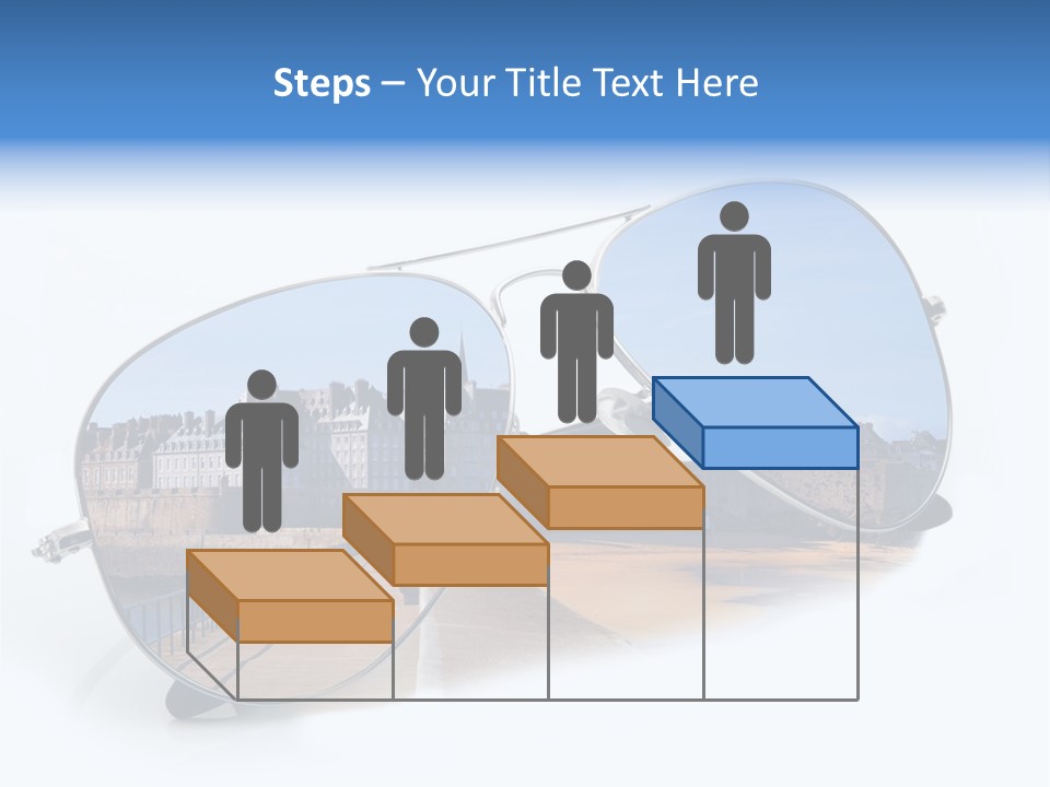 Paesaggio Cittadina Vacanza PowerPoint Template