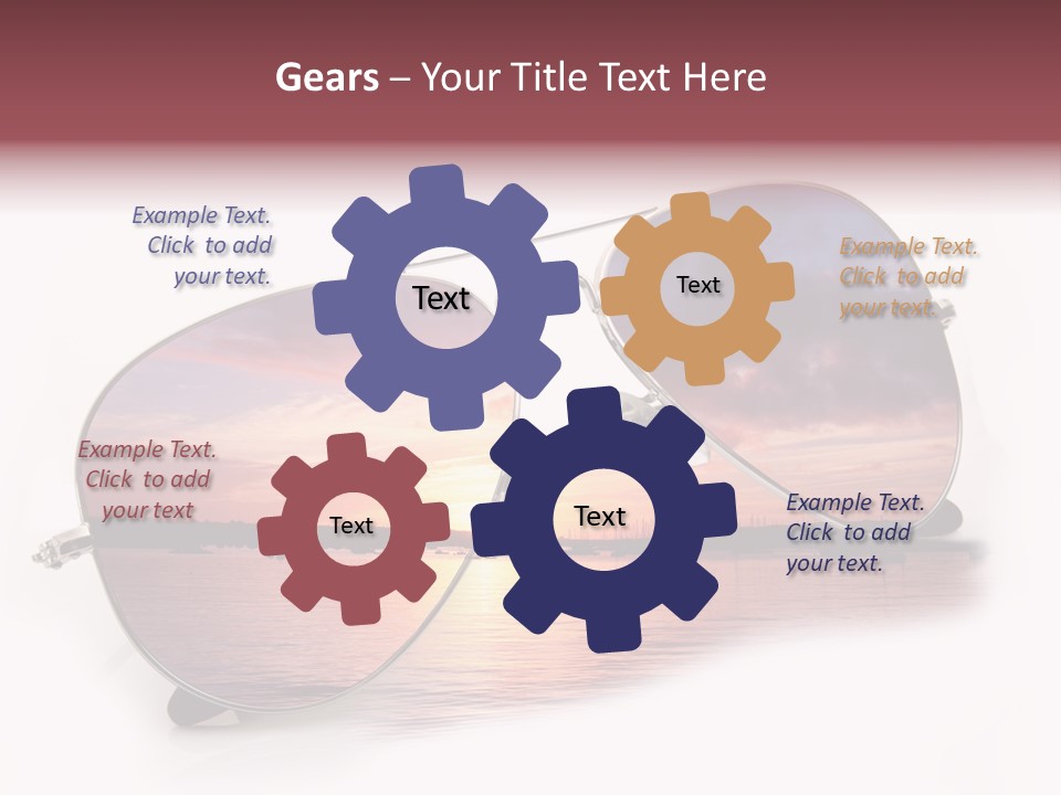 Balneare Vista Immagine PowerPoint Template