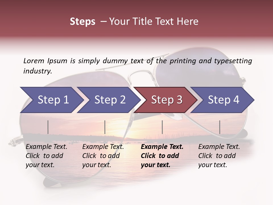 Balneare Vista Immagine PowerPoint Template
