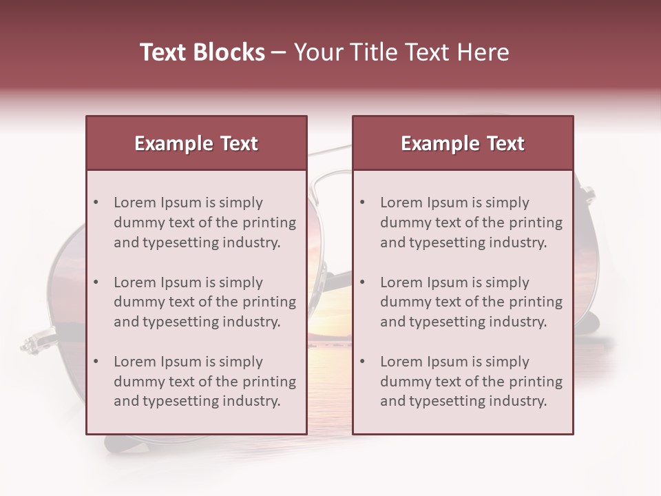 Balneare Vista Immagine PowerPoint Template