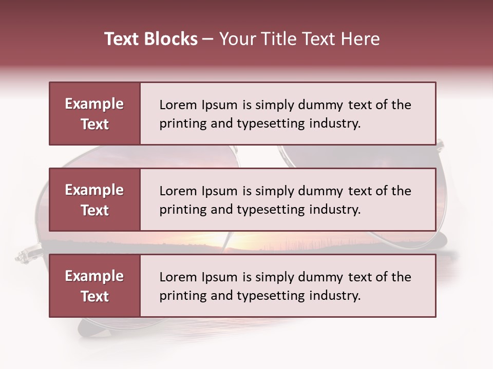 Balneare Vista Immagine PowerPoint Template