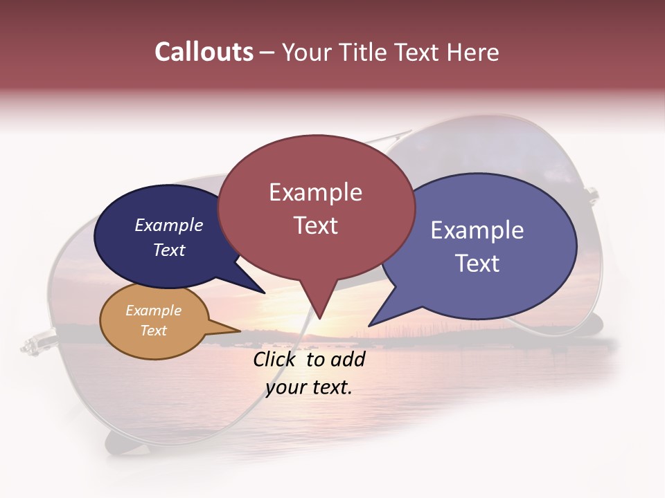 Balneare Vista Immagine PowerPoint Template