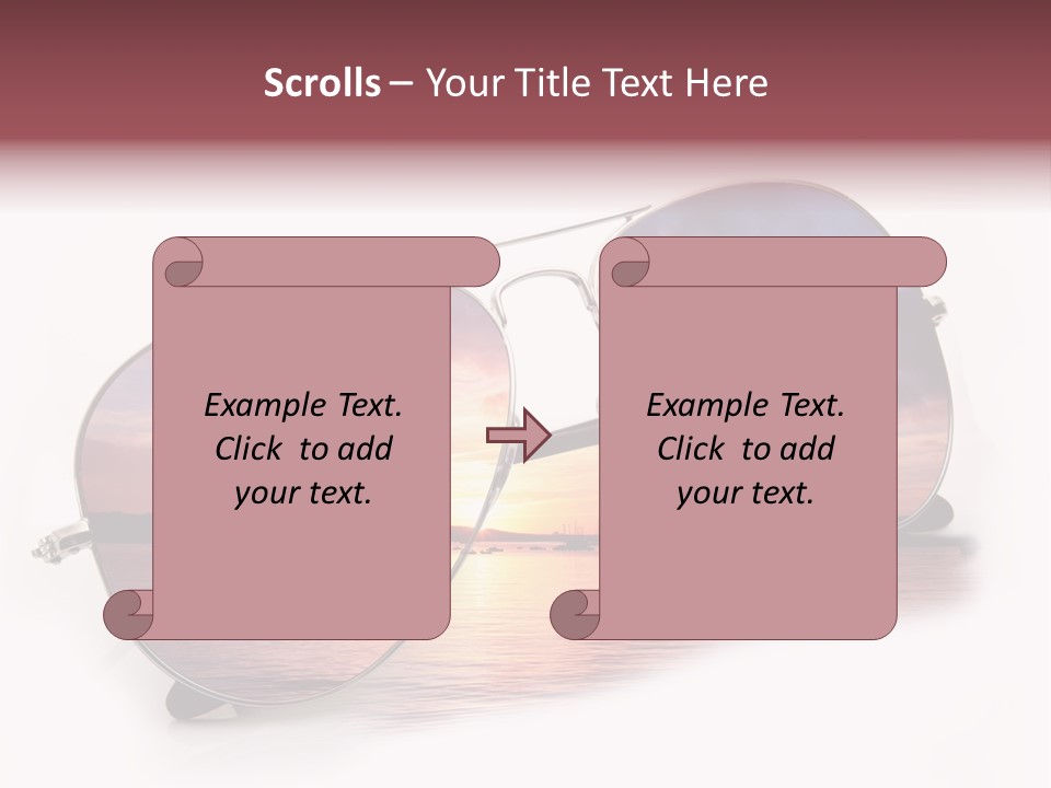 Balneare Vista Immagine PowerPoint Template