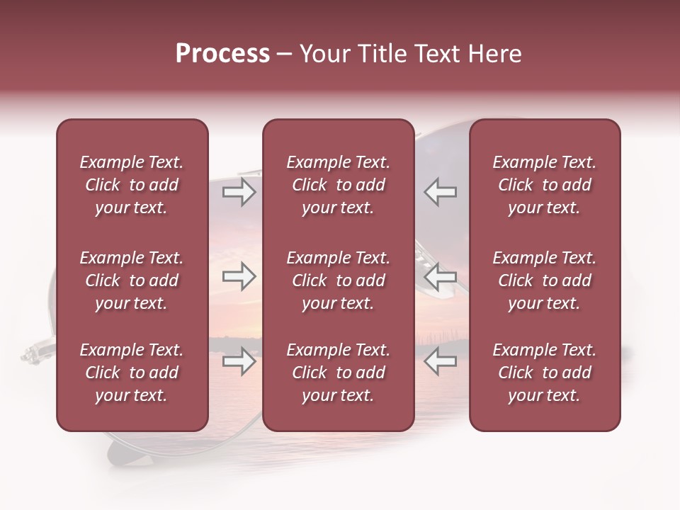 Balneare Vista Immagine PowerPoint Template